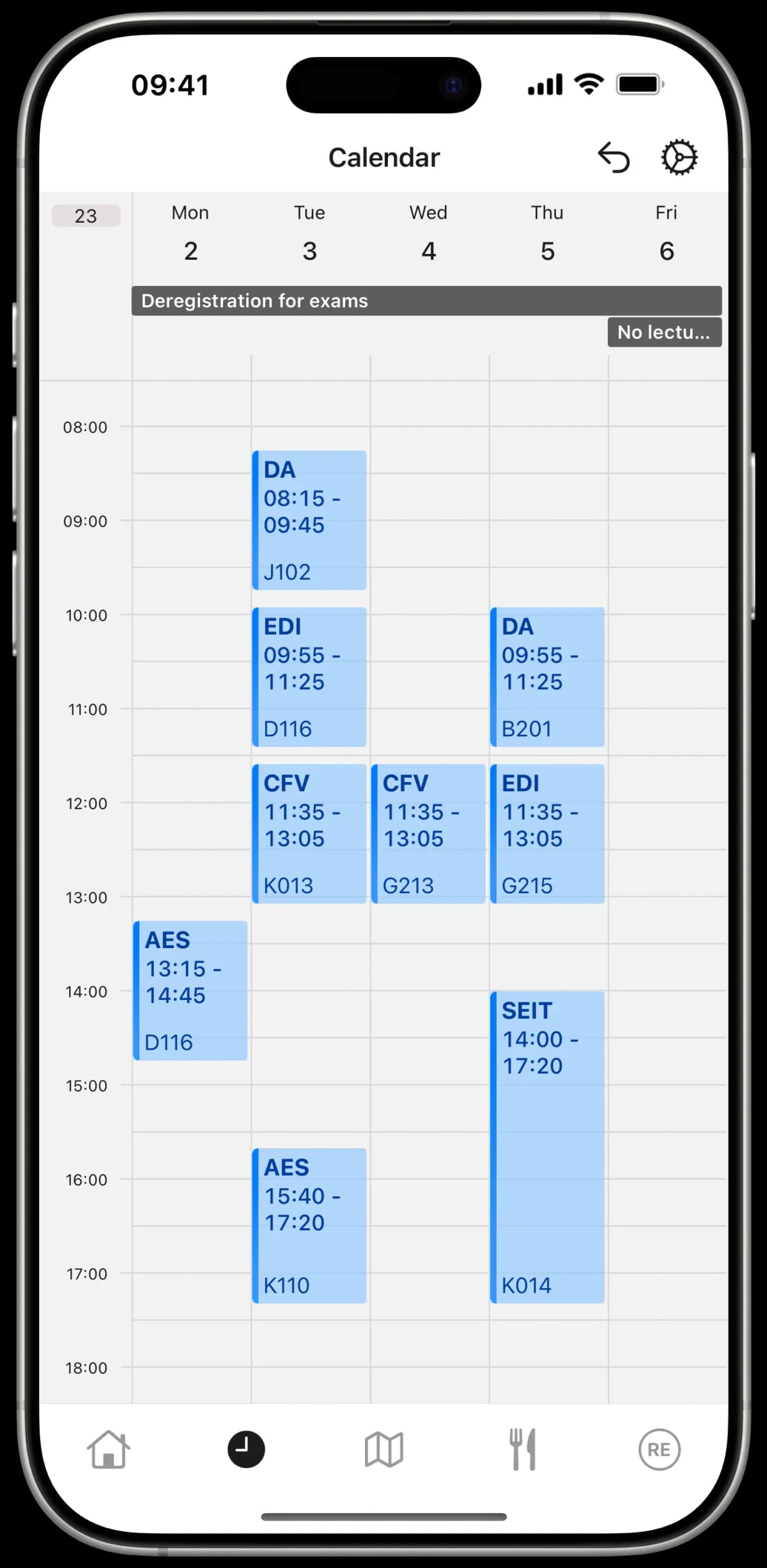 Schedule & Exams
