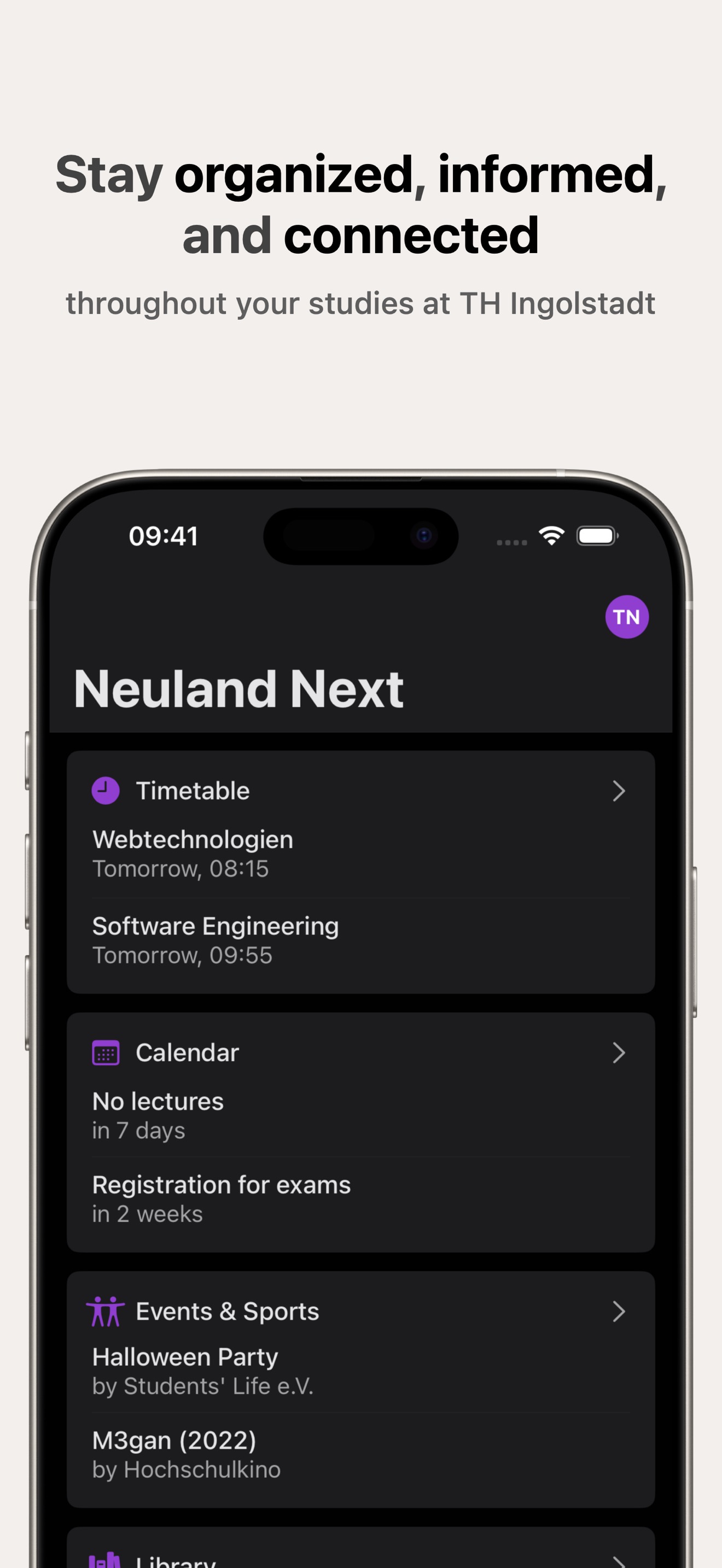 Screenshots of Neuland Next